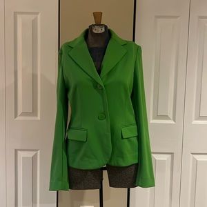 Bright green super comfortable and stretchy blazer